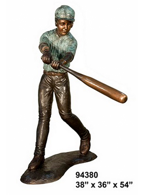 Bronze Baseball Hitter Bronze Baseball Hitter