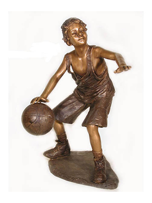 Bronze Basketball Player Bronze Basketball Player