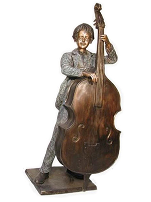 Bronze Boy with Cello Bronze Boy with Cello