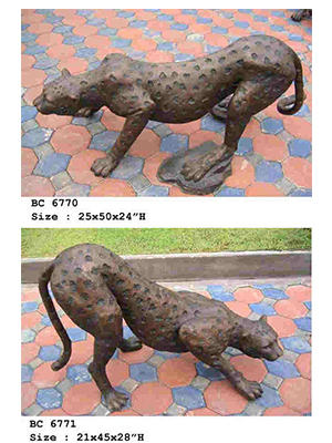 Bronze Cheetah ( each ) Bronze Cheetah ( each )