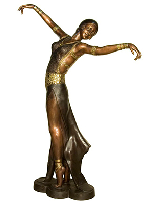 Bronze Costumed Dancer Bronze Costumed Dancer
