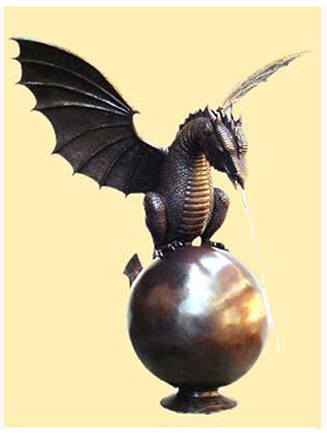Bronze Dragon on Ball Bronze Dragon on Ball