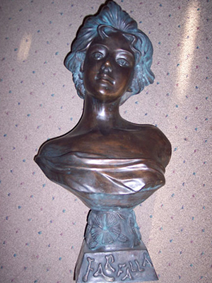 Bronze Bust of Female Bronze Bust of Female