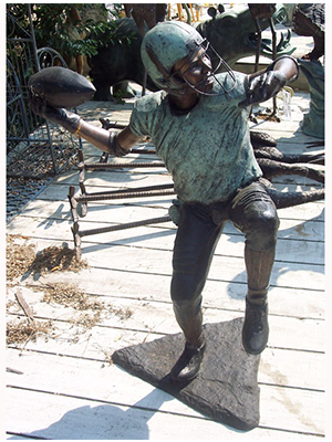 Bronze Football Player Bronze Football Player