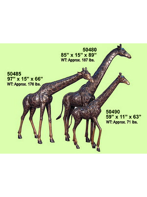Bronze Giraffe Statues Bronze Giraffe Statues