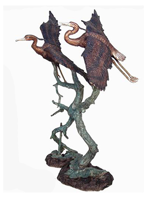 Bronze Herons Statue Bronze Herons Statue