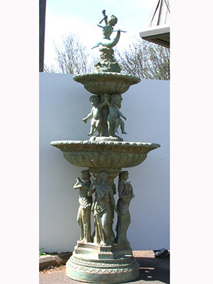 Bronze 4 Ladies Musical Fountain Bronze 4 Ladies Musical Fountain