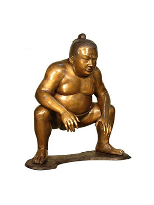 Bronze Sumo Wrestler Bronze Sumo Wrestler