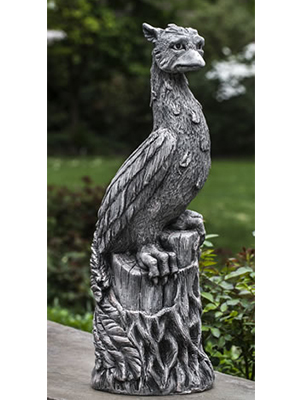 Phoenix Bird Statue Cast Stone Garden Sculpture Phoenix Bird Statue Cast Stone Garden Sculpture