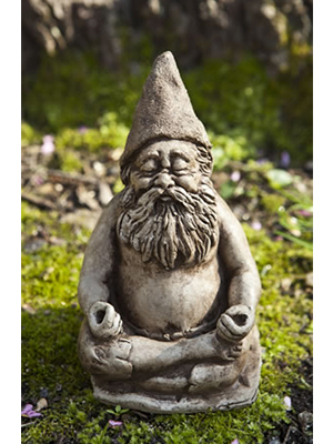 Fred the Gnome Garden Statue Cast Stone Sculpture Fred the Gnome Garden Statue Cast Stone Sculpture