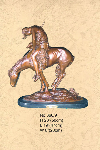 Bronze "End of Trail" (3 Layers Marble Base) Bronze "End of Trail" (3 Layers Marble Base)