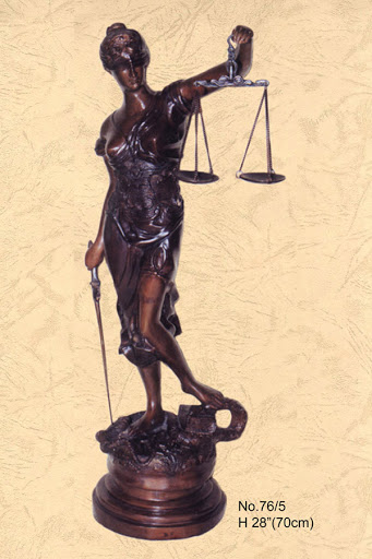 Justice Lady 28"H Justice Lady 28"H