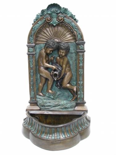 Wall Fountain with Two Boys Wall Fountain with Two Boys