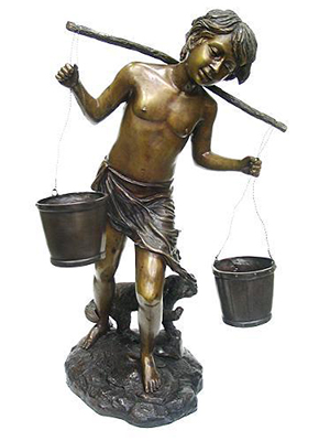 Boy With 2 Buckets Boy With 2 Buckets