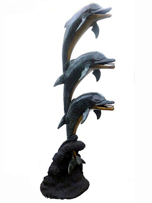 3 Dolphins on Wave Fountain 3 Dolphins on Wave Fountain