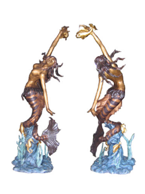 Mermaid with Sea Horse Mermaid with Sea Horse