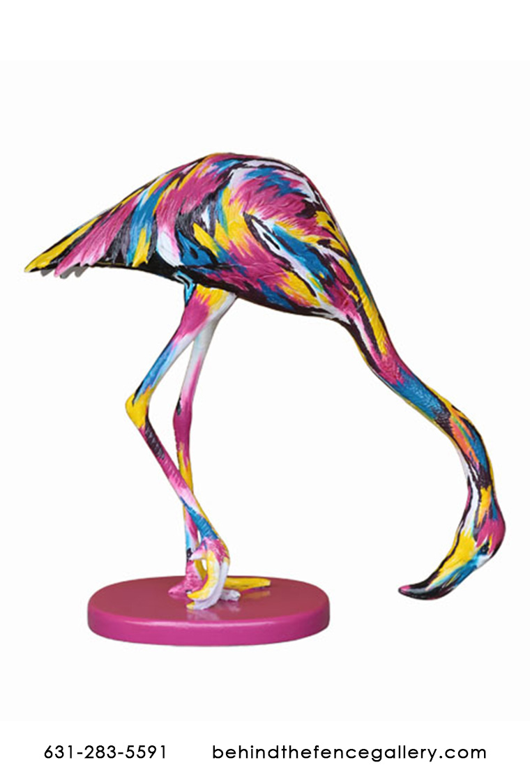 Popart Flamingo Statue Popart Flamingo Statue