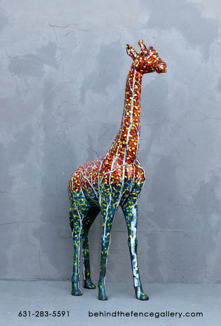 Popart Giraffe Statue Popart Giraffe Statue