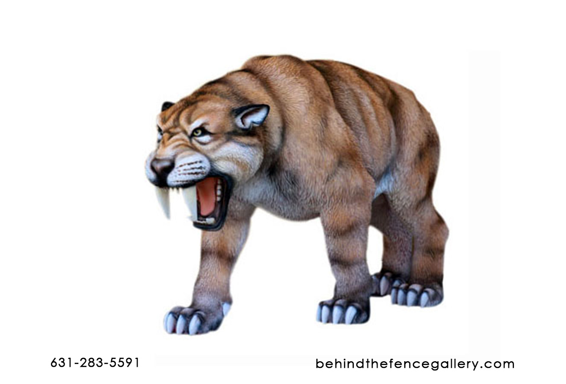 Saber Toothed Tiger Statue Saber Toothed Tiger Statue