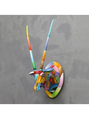 Pop Art Sable Oryx Head Pop Art Sable Oryx Head