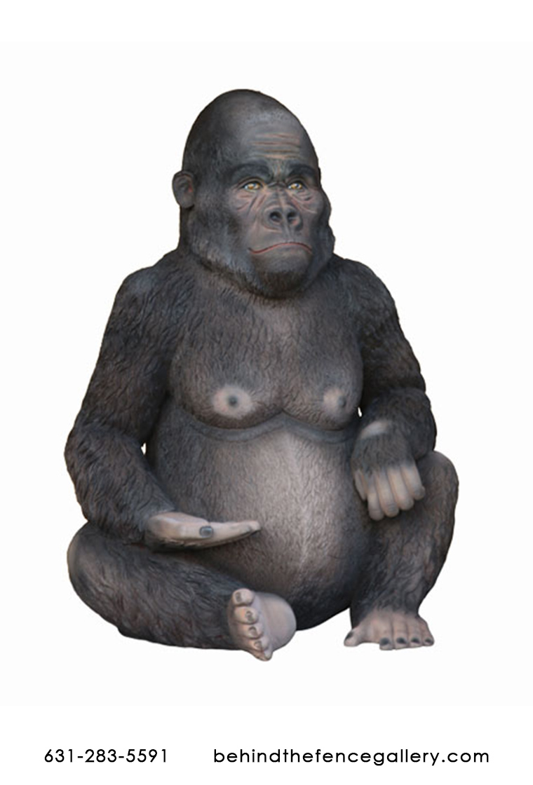 Gorilla Statue - 6FT Gorilla Statue - 6FT