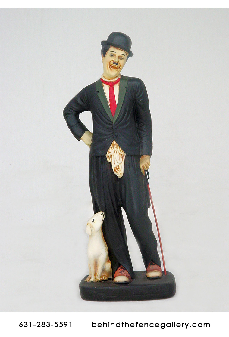 Charlie Chaplin with Dog Statue Charlie Chaplin with Dog Statue