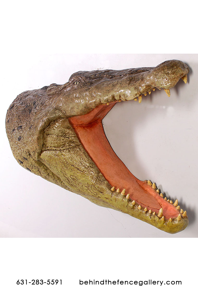 Crocodile Head Wall Plaque Crocodile Head Wall Plaque