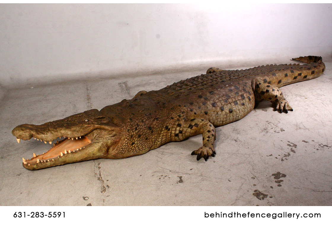Crocodile 18 ft. Statue Crocodile 18 ft. Statue