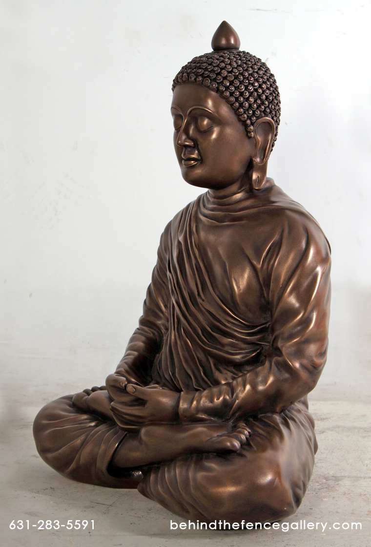 Divine Buddha Statue in Bronze Finish Divine Buddha Statue in Bronze Finish