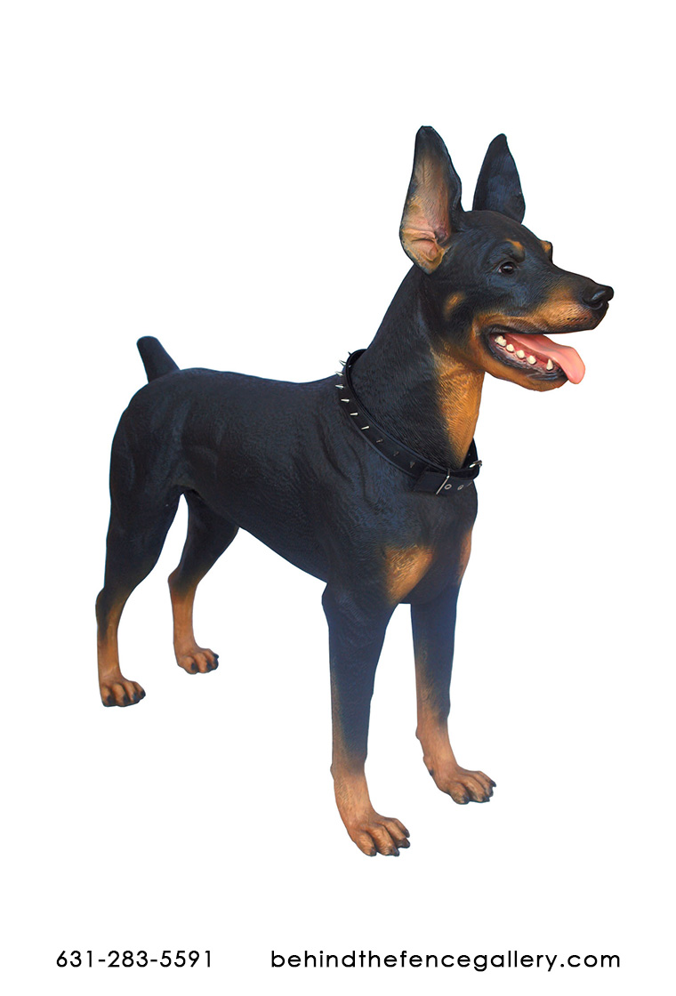 Doberman Dog Statue - 3 ft. Doberman Dog Statue - 3 ft.