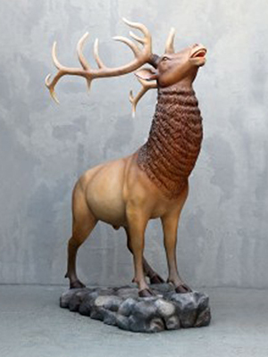 Elk Statue in Natural Colors Elk Statue in Natural Colors