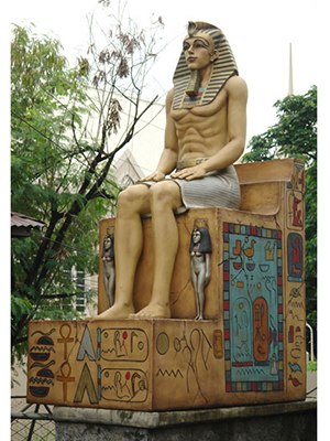 Egyptian Sitting on Throne Egyptian Sitting on Throne
