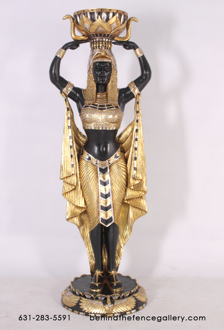 Egyptian Female Plant Holder Egyptian Female Plant Holder