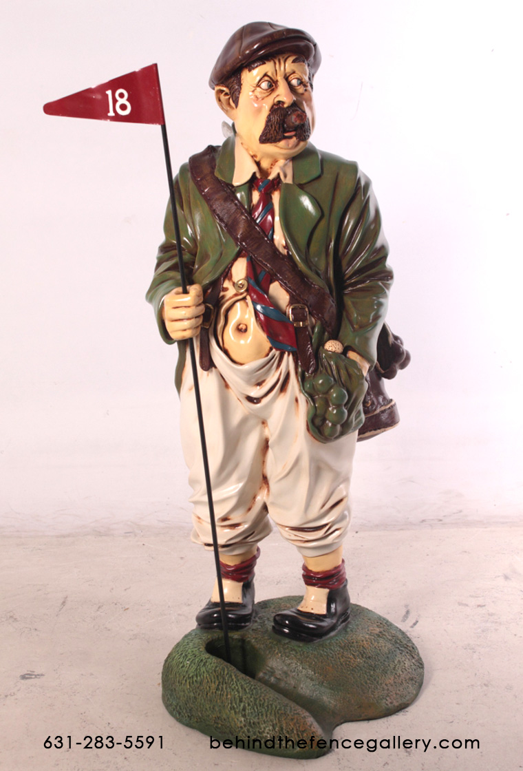 Golf Caddy Statue - 3ft Golf Caddy Statue - 3ft