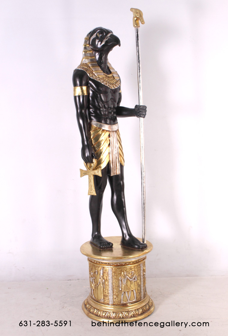 Horus 6ft. Statue with Base Horus 6ft. Statue with Base