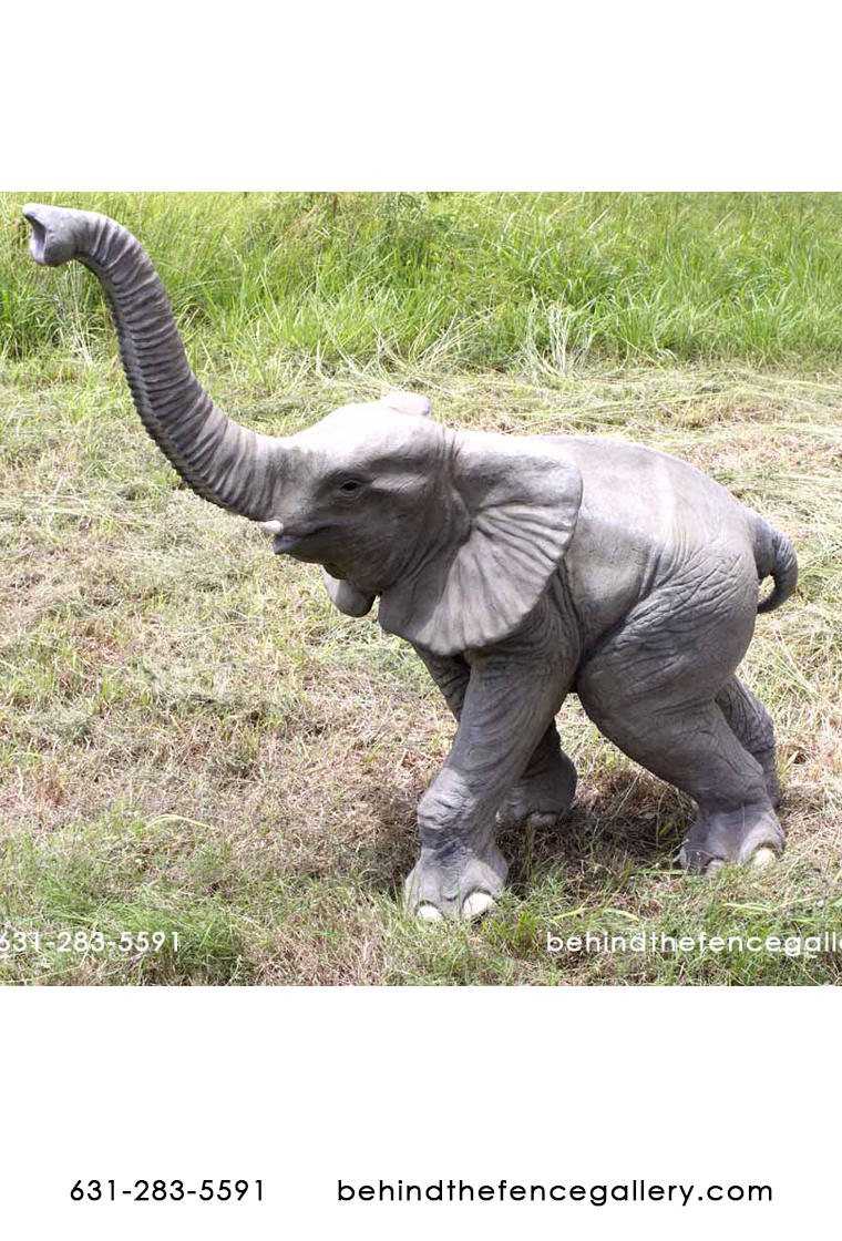 Baby Elephant Statue Walking Baby Elephant Statue Walking