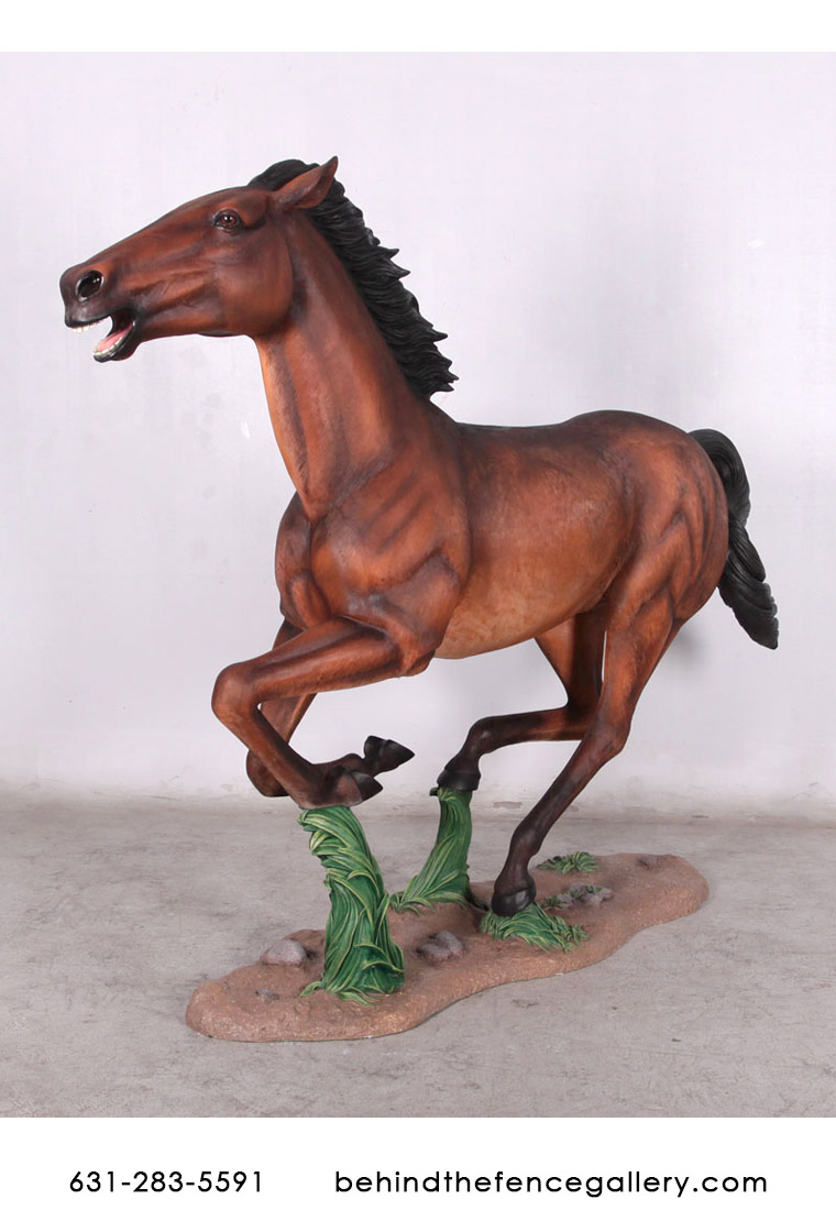 Galloping Horse Statue Horse In Stride Galloping Horse Statue Horse In Stride
