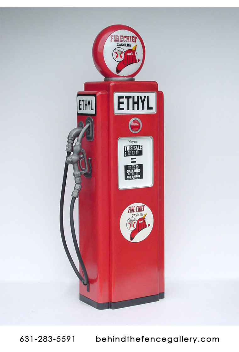 Gas Pump Cabinet - Red Gas Pump Cabinet - Red