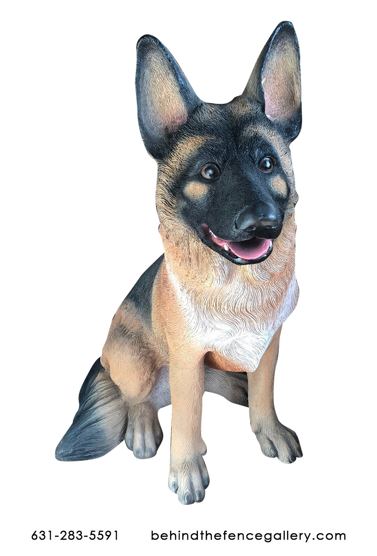 Jumbo German Shepherd Puppy Statue Jumbo German Shepherd Puppy Statue