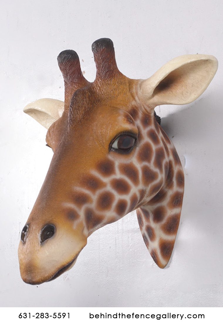 Giraffe Head Wall Mount Giraffe Head Wall Mount