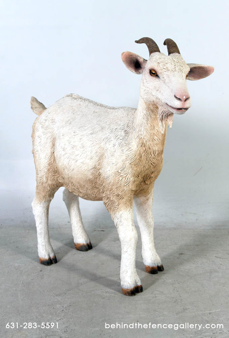 Cream Goat Statue Cream Goat Statue
