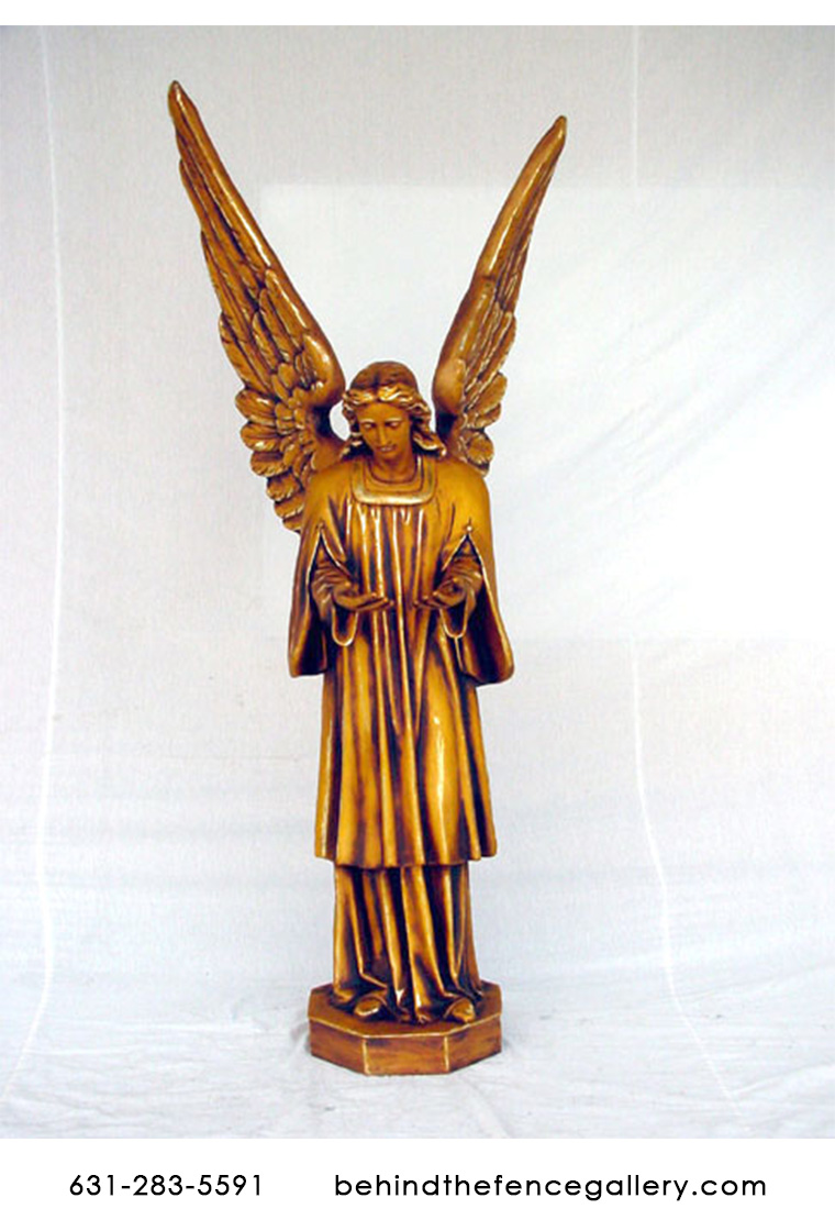 Gold Angel Standing Statue Gold Angel Standing Statue