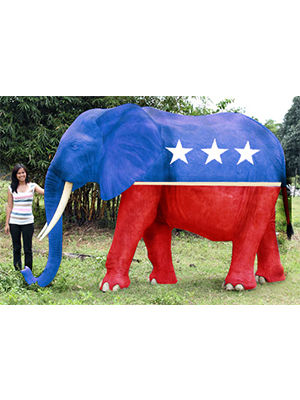 Jumbo Republican Elephant Statue Jumbo Republican Elephant Statue