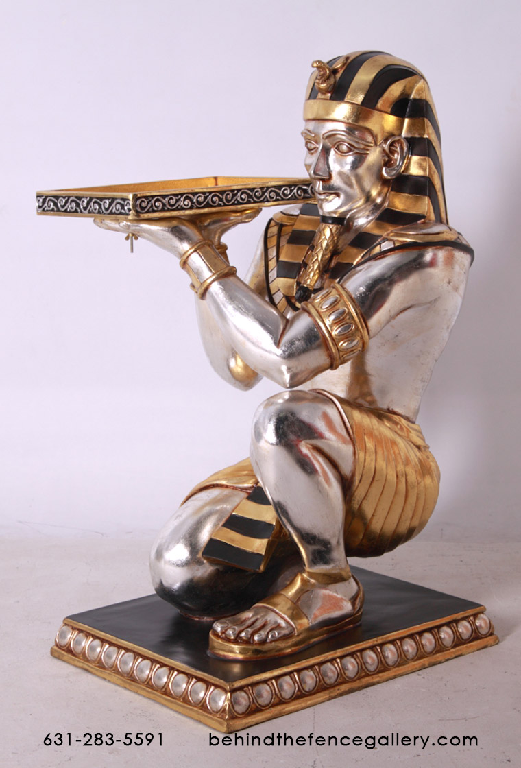 Kneeling Tutankhemun Statue with Tray Kneeling Tutankhemun Statue with Tray