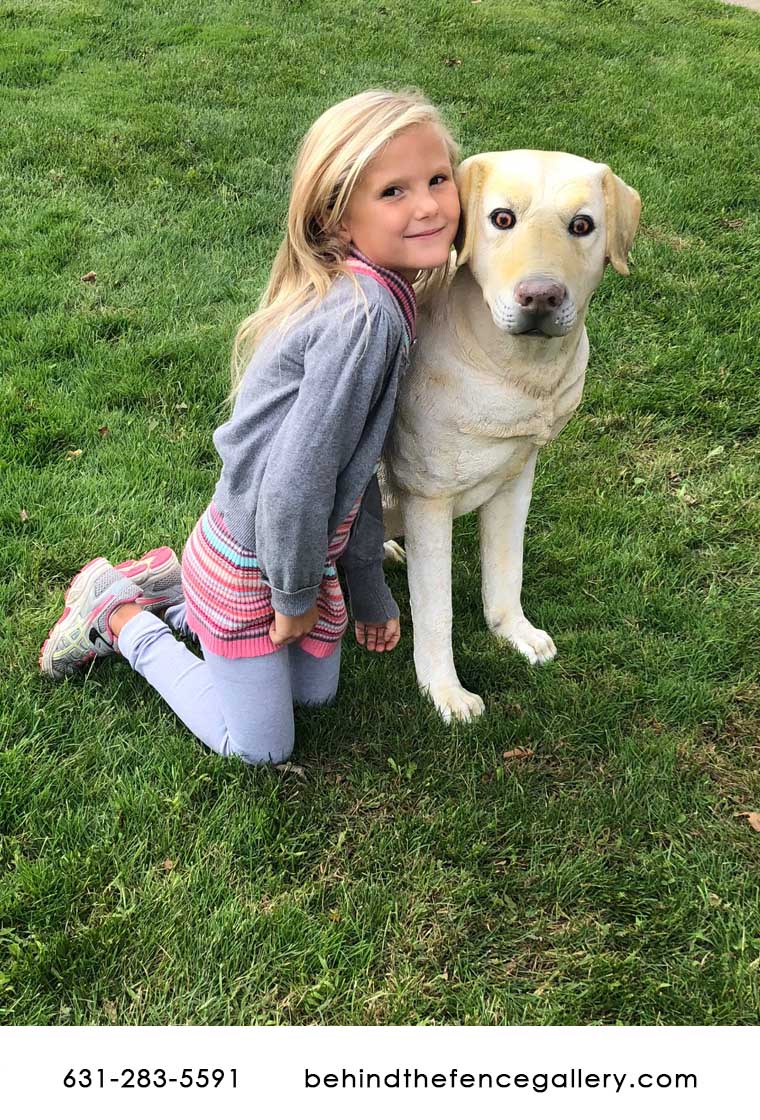 Sitting Labrador Statue Sitting Labrador Statue