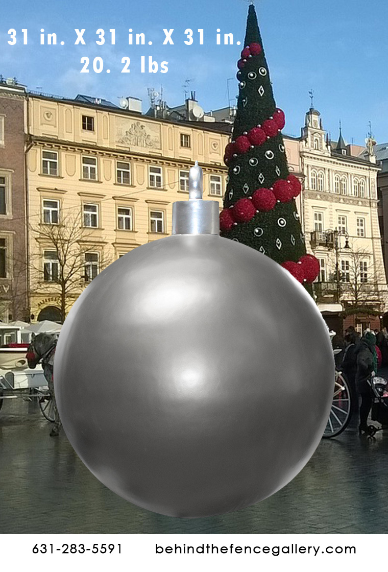 Large Silver Ornament Large Silver Ornament