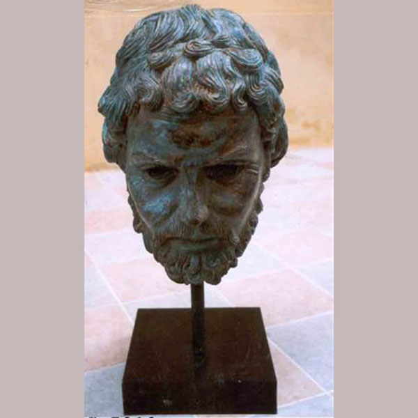BRONZE ROMAN BUST BRONZE ROMAN BUST