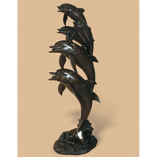 Bronze 5 Dolphin Family Fountain Bronze 5 Dolphin Family Fountain