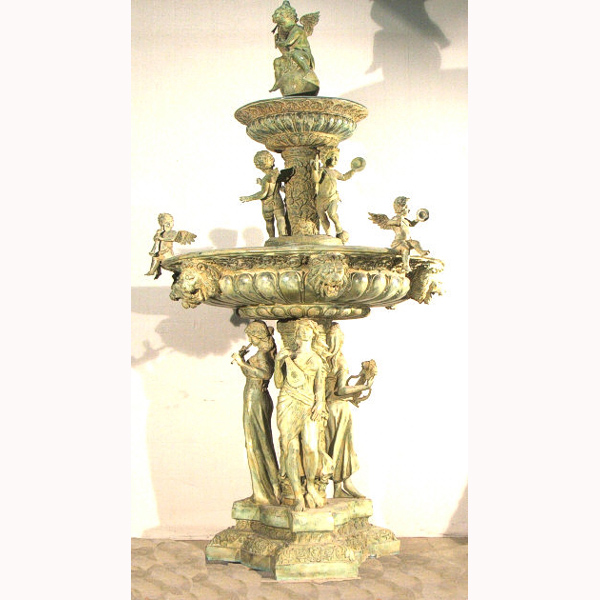 Bronze Ladies Musician Fountain Bronze Ladies Musician Fountain