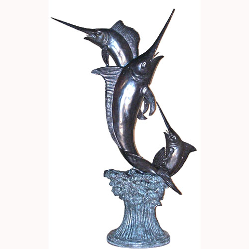 Bronze Three Sword Fish Bronze Three Sword Fish